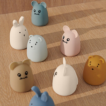 Lot de 2 Veilleuses Callie - Rabbit Tuscany Rose Sandy