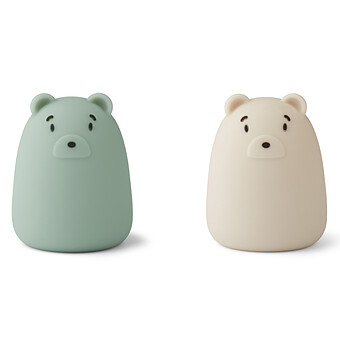 Lot de 2 Veilleuses Callie - Mr Bear Peppermint Sandy