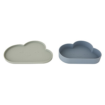 Assiette et Bol Chloe Cloud - Tourmaline Pale Mint OYOY