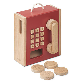 Téléphone Rufus - Apple Red Pale Tuscany Rose