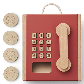 Téléphone Rufus - Apple Red Pale Tuscany Rose