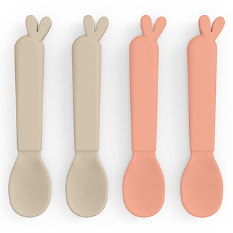 Lot de 4 Cuillères Kiddish - Lalee Sable Corail Done by Deer