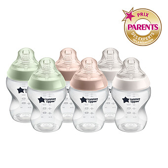 Lot de 6 Biberons Closer to Nature - 260 ml Tommee Tippee
