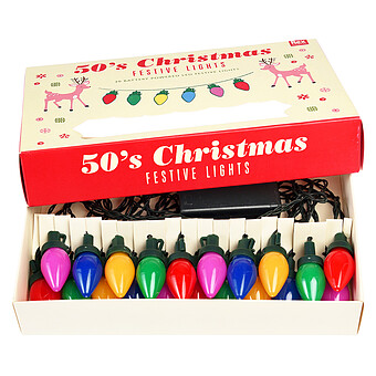 Guirlande Lumineuse de Noël 50's Rex London