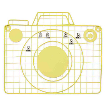 Porte-photos Camera - Jaune Bonton