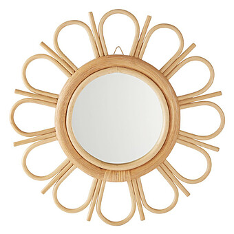 Miroir Boucle Bohème - Naturel Bonton