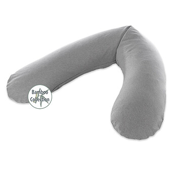 Coussin d'Allaitement Original Bambou - Chiné Gris Theraline