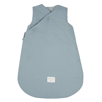 Gigoteuse d'Hiver Nid d'Abeille Fuji Stone Blue - 0/6 Mois Nobodinoz