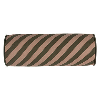Coussin Majestic - Green Taupe Stripes Nobodinoz