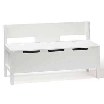 Banc Coffre en Bois - Blanc Kid's Concept