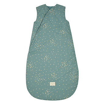 Gigoteuse d'Hiver Snowy Gold Confetti & Magic Green - 6/18 Mois Nobodinoz