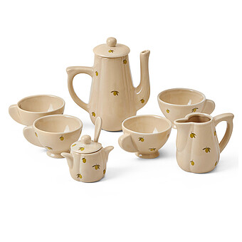 Service à Thé en Porcelaine - Lemon Konges Sløjd