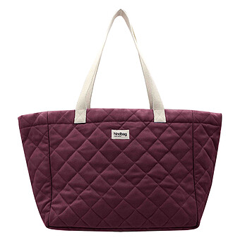 Grand Cabas Matelassé Claude - Prune Hindbag