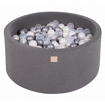 Piscine à Balles Ronde + 300 Balles ABT - Anthracite