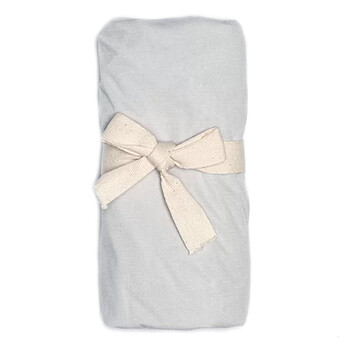 Alèse Drap Housse Imperméable Gris Perle - 60 x 120 cm Kadolis