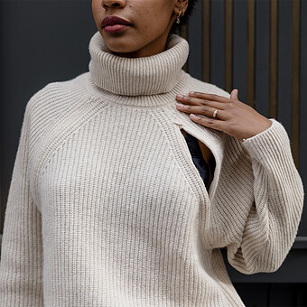 Pull d'Allaitement Sweet Mama Just Mama Beige - XL