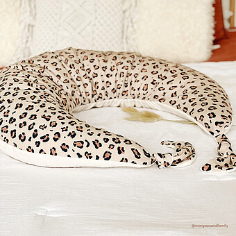 Coussin de Grossesse et d'Allaitement Mellipou x You&Milk - Léopard You&Milk