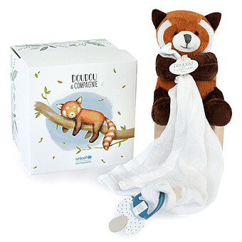 Doudou Panda Roux UNICEF Doudou et Compagnie