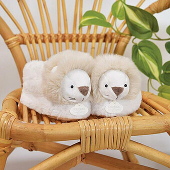 Chaussons Lion UNICEF - 0/6 Mois