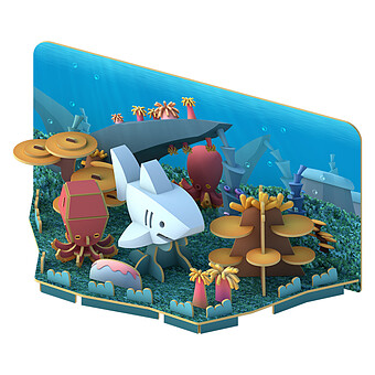 Requin Blanc et Habitat Half Ocean
