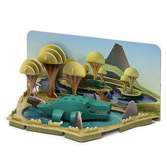 Crocodile et Habitat Half Animal