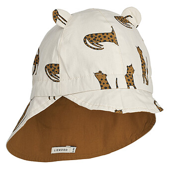 Chapeau Réversible Gorm Leopard Sandy - 9/12 Mois Liewood
