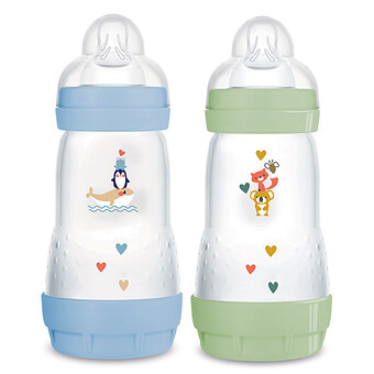 Lot de 2 Biberons Anti-colique Easy Start  - 260 ml MAM