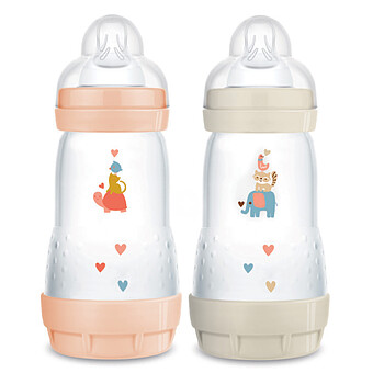 Lot de 2 Biberons Anti-colique Easy Start  - 260 ml MAM