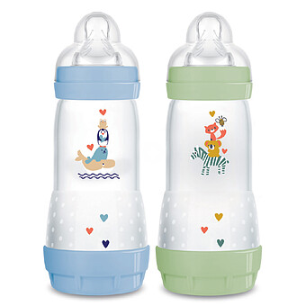 Lot de 2 Biberons Anti-colique Easy Start - 320 ml MAM