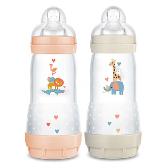Lot de 2 Biberons Anti-colique Easy Start - 320 ml MAM