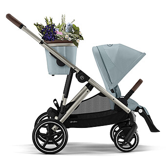 Poussette Evolutive Gazelle S Châssis Taupe - Sky Blue Cybex