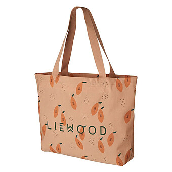 Maxi Tote Bag - Papaya Pale Tuscany Liewood