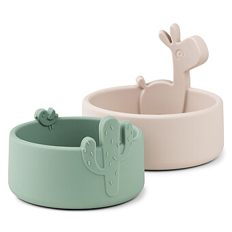 Lot de 2 Bols - Lalee Sable Vert Done by Deer
