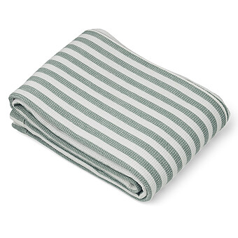 Serviette de Plage Macy - Stripes Peppermint Crisp White Liewood