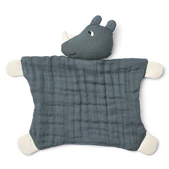 Doudou Amaya Rhino - Whale Blue Liewood