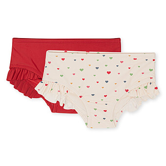 Lot de Culottes de Bain Manuca Hearts - 18 Mois