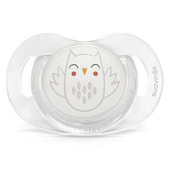 Sucette Symétrique SX Pro Bonhomia Gris - 0/6 Mois Suavinex