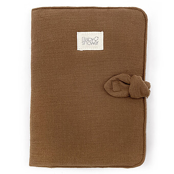 Protège-carnet de Santé Knot - Toffee Powder Babyshower