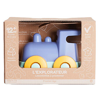Train à Promener l'Explorateur - Bleu Le Jouet Simple