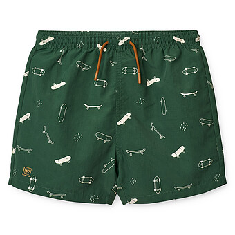 Short de Bain Duke Skate Garden Green - 4 Ans Liewood