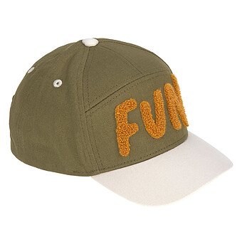 Casquette Visière Courbée Little Gang Fun Sable et Olive - 2/6 Ans LÄSSIG