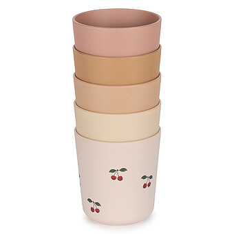 Lot de 5 Verres - Cherry Mix Konges Sløjd