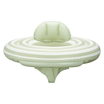 Bouée Bébé Dawn - Stripes Dusty Mint Crème de la Crème Liewood