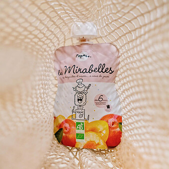 Gourde Repas Bio Mirabelles - 120 g