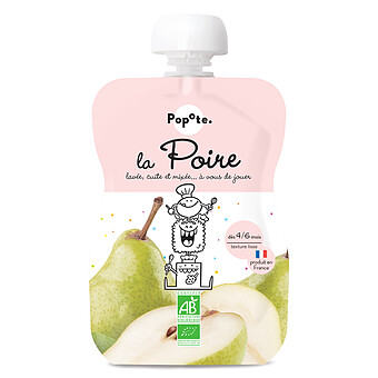 Gourde Repas Bio Poire - 120 g