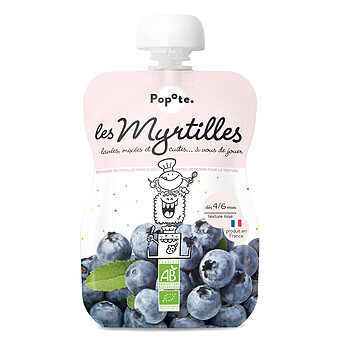 Gourde Repas Bio Myrtilles - 120 g
