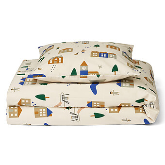 Parure Ingeborg Downtown Sandy - 100 x 140 cm Liewood