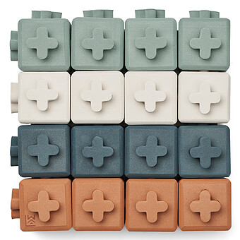 Blocs de Construction Loren - Whale Blue Multi Mix Liewood