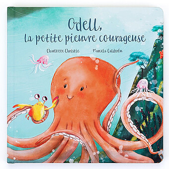 Odell la Petite Pieuvre Courageuse Jellycat
