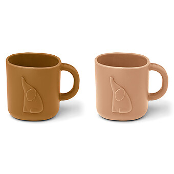 Lot de 2 Tasses Chaves Tuscany Rose & Golden Caramel - 220 ml Liewood